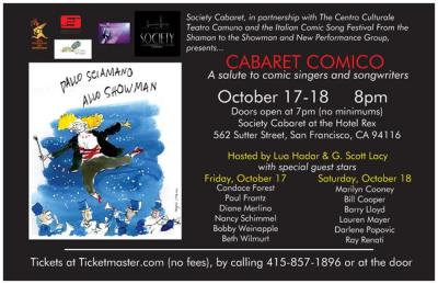 CABARET COMICO POSTCARD